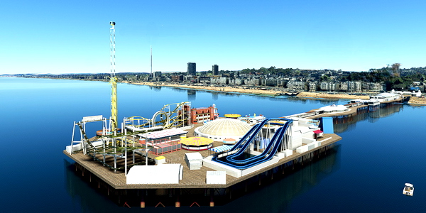 Short VFR - England - Brighton - i360 Tower - Palace Pier - for Microsoft Flight Simulator
