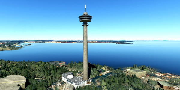 Short VFR - Finland - Tampere - Nasinneula Tower - for Microsoft Flight Simulator