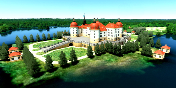 Short VFR - Germany - Moritzburg Castle - for Microsoft Flight Simulator