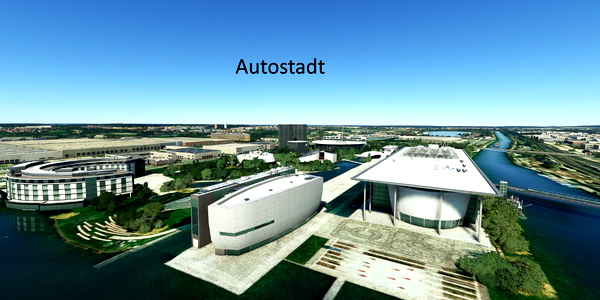 Short VFR - Germany - Wolfsburg - Autostadt Museum - VW - for Microsoft Flight Simulator