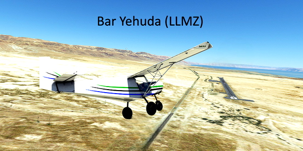Short VFR - Israel - Lowest Airport in the World - for Microsoft Flight Simulator