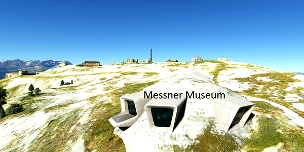 Short VFR - Italy - Messner Mountain Museum - Bruneck Castle - for Microsoft Flight Simulator