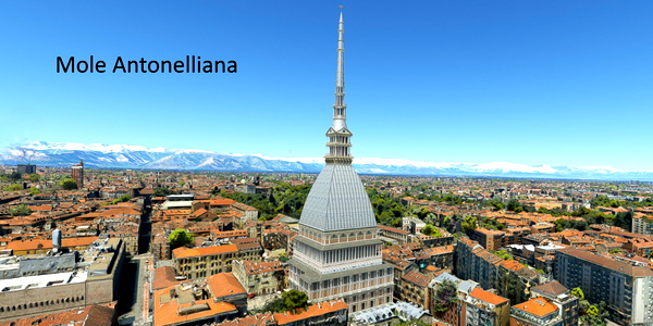 Short VFR - Italy - Turin - Reggia - Mole Antonelliana - STOL - for Microsoft Flight Simulator