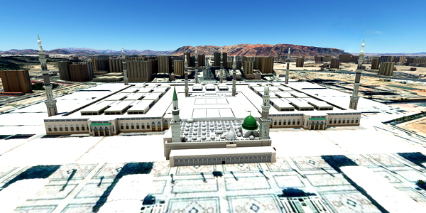 Short VFR - Saudi Arabia - Medina - Al-Masjid an-Nabawi Mosque - for Microsoft Flight Simulator