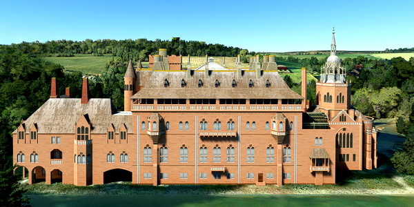 Short VFR - Scotland - Isle of Bute - Mount Stuart House - for Microsoft Flight Simulator
