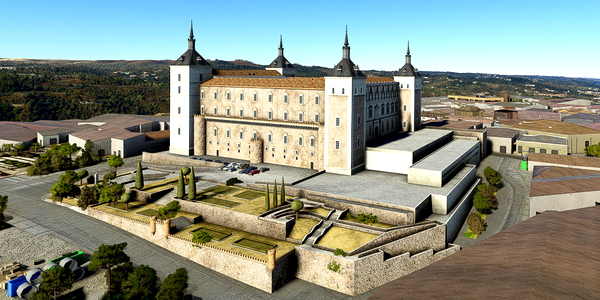 Short VFR - Spain - Alcazar of Toledo - STOL - for Microsoft Flight Simulator