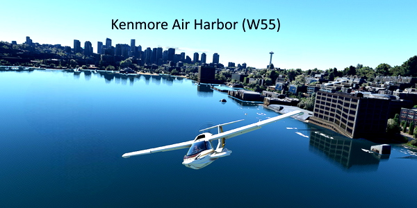 Short VFR - Washington - Seattle - Kenmore Seaplane Bases - for Microsoft Flight Simulator