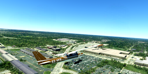 Short VFR - Arkansas - Walmart World Headquarters - for Microsoft Flight Simulator