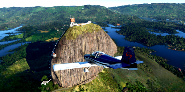 Short VFR - Colombia - Rock of Guatape - for Microsoft Flight Simulator