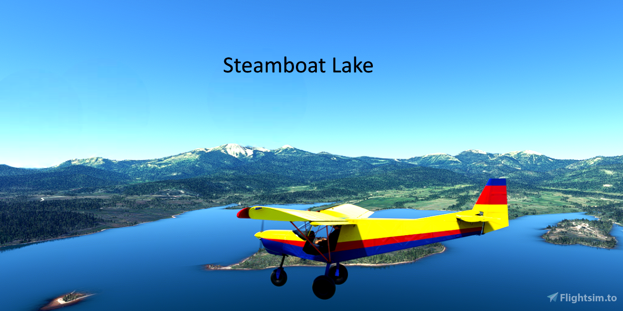 Short VFR Colorado Steamboat Lake to Steamboat Springs for