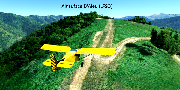 Short VFR - France - Belfort Fontaine - Steep STOL Airstrip - for Microsoft Flight Simulator