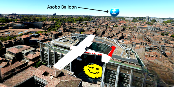 Short VFR - France - Bordeaux - Asobo Studio Smiley Face - for Microsoft Flight Simulator