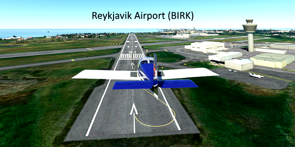 Short VFR - Iceland - Selfoss to Reykjavik - for Microsoft Flight Simulator