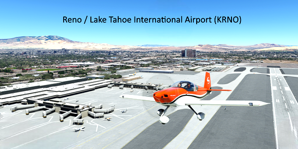 Short VFR - Nevada - Reno to Lake Tahoe - for Microsoft Flight Simulator