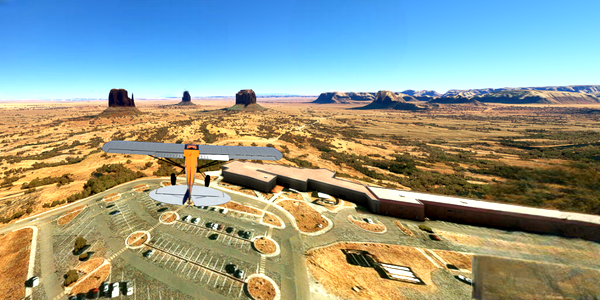 Short VFR - Utah - Monument Valley - for Microsoft Flight Simulator