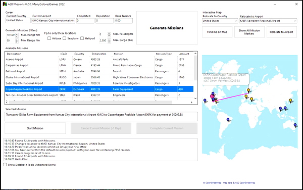 Simple A2B Missions - for Microsoft Flight Simulator