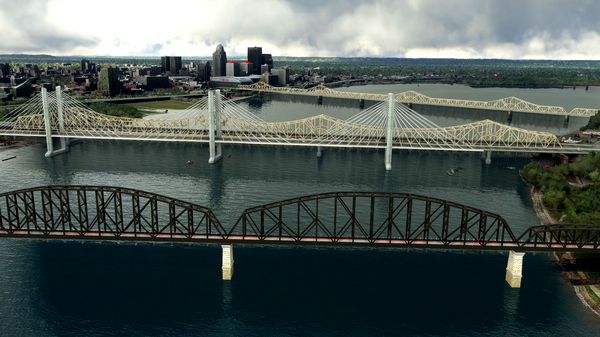 Simple Flightplan for "RKbridger – Ohio River Bridges Cinci to Louisville" - for Microsoft Flight Simulator