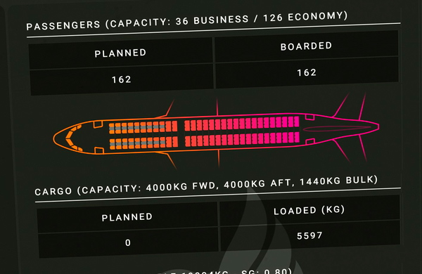 SLC Cabin Layout FENIX A320 with 162 Seats - for Microsoft Flight Simulator
