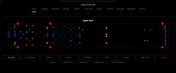 SLC Cabin Layout Swiss A330-300 with 236 Seats - for Microsoft Flight Simulator