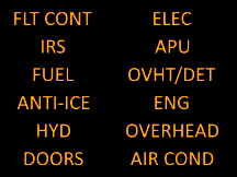SPAD.neXt FIP PMDG 737 Warnings gauge - for Microsoft Flight Simulator