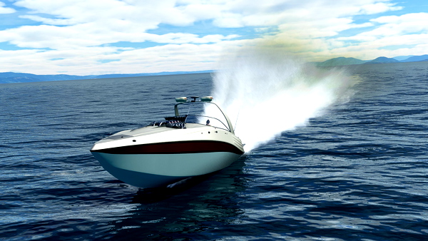 Speedboat and Luxury Yacht - for Microsoft Flight Simulator