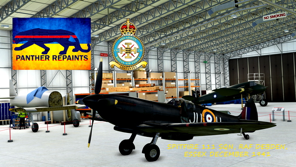 Spitfire Night Fighter MkVB RAF 111 Sqn. - for Microsoft Flight Simulator