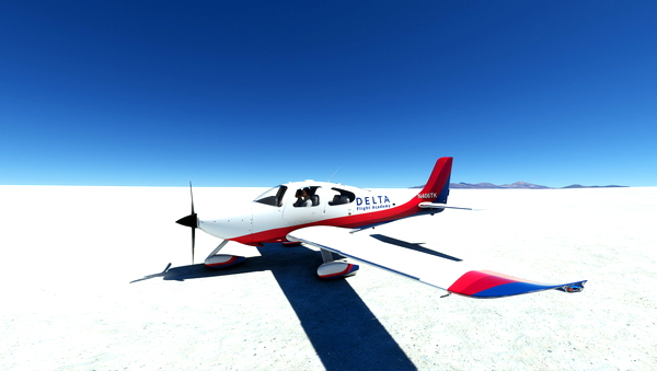 SR-22 Delta Flight Academy Fictional Livery - for Microsoft Flight Simulator