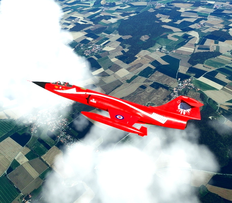 SSW CF-104_REDINDIAN_104805 - for Microsoft Flight Simulator