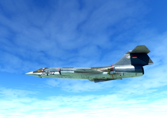SSW F-104G GAF JG74 JD+112 - for Microsoft Flight Simulator