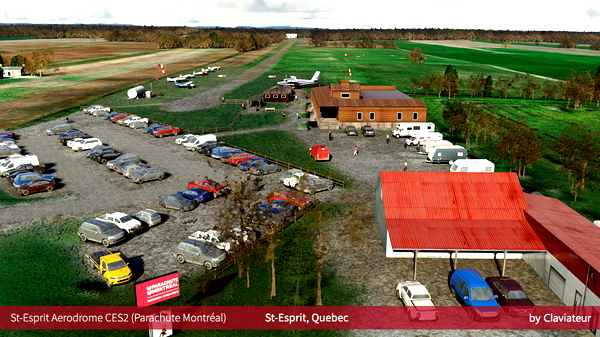 St-Esprit Airport CES2 (Parachute Montréal) - for Microsoft Flight Simulator