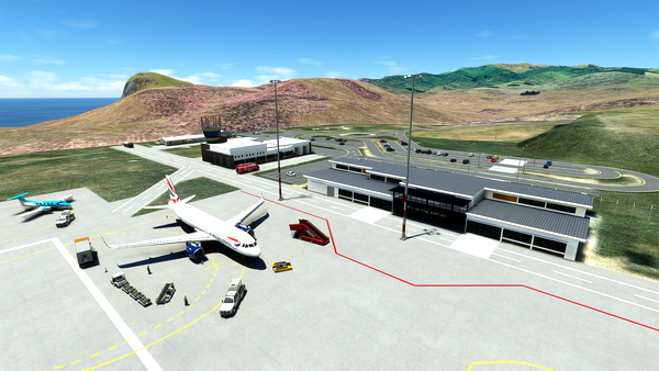 St. Helena Airport (FHSH) - for Microsoft Flight Simulator