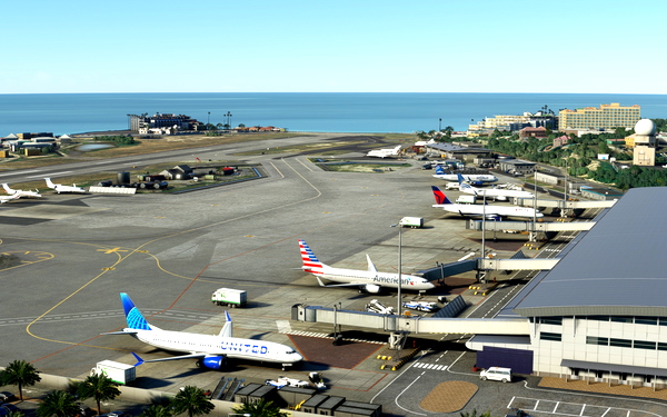St Marteen TNCM enhancement and compatibility mod for Microsoft TNCM - for Microsoft Flight Simulator