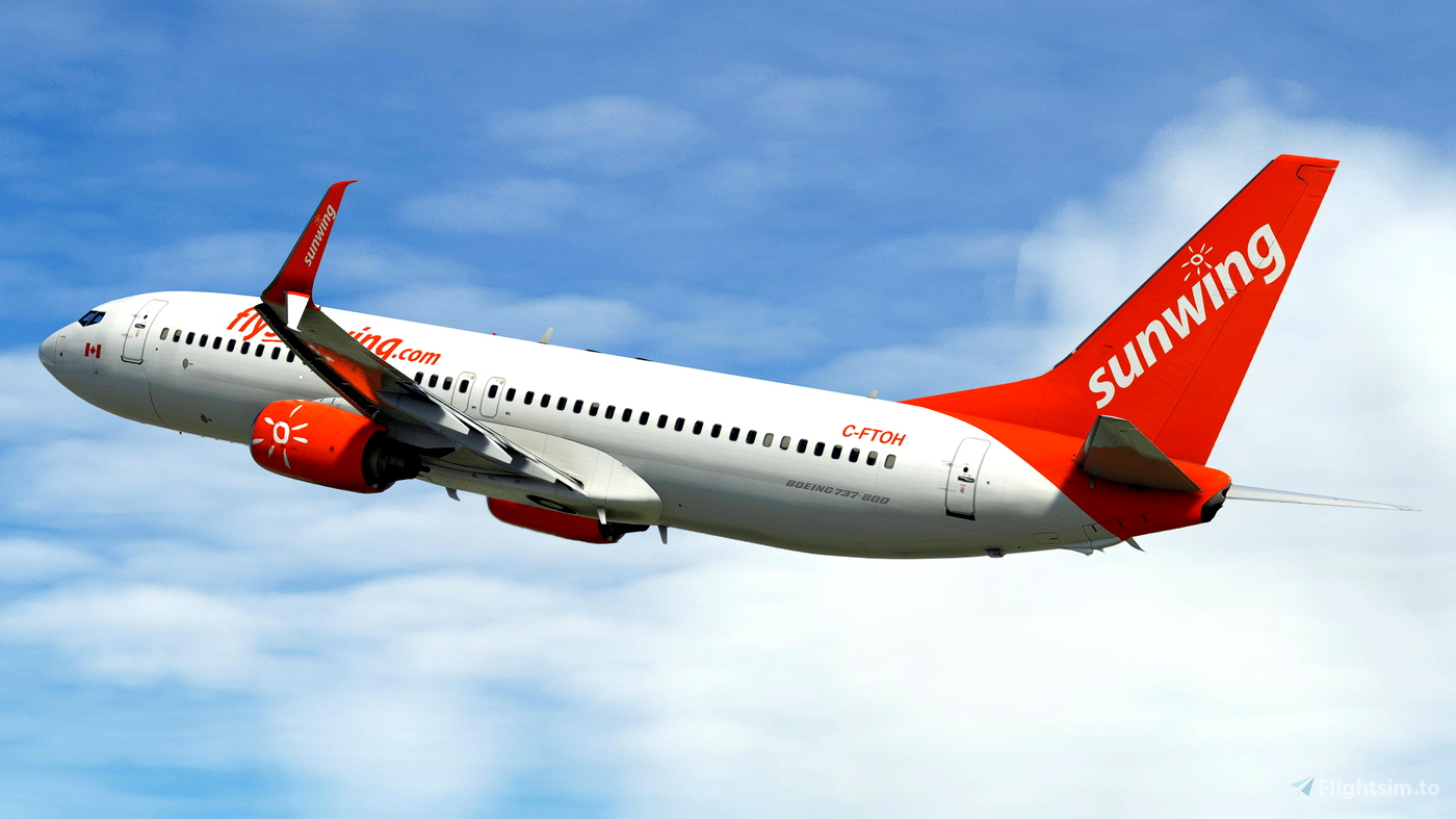 Sunwing PMDG 737-800 MSFS Pack for Microsoft Flight Simulator | MSFS