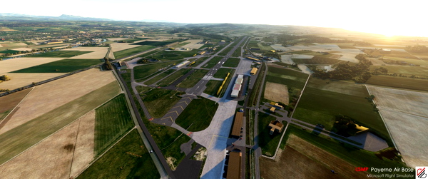 SwissMilSim Payerne Air Base (LSMP) - for Microsoft Flight Simulator
