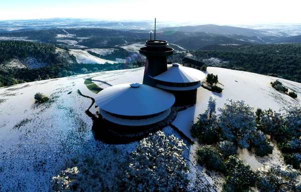 Tadeusz Hołdys High-Mountain Meteorological Observatory on Śnieżka - for Microsoft Flight Simulator