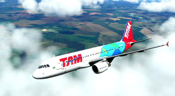TAM (2016 Rio Olympics) | PT-MZG | Fenix A320 | 8K - for Microsoft Flight Simulator