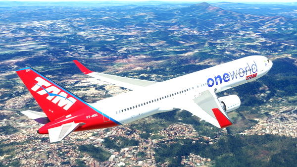 TAM Linhas Aéreas "oneworld" PT-MOC - for Microsoft Flight Simulator