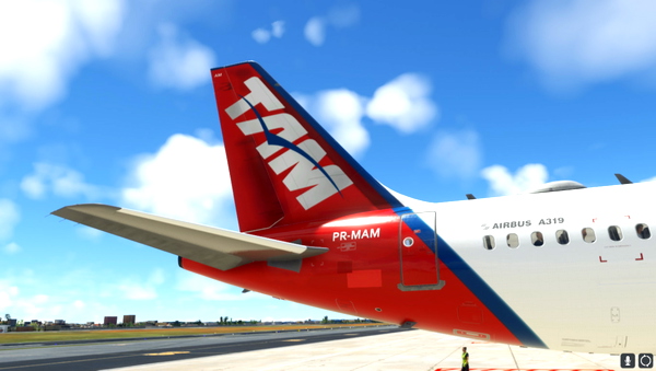 TAM PR-MAM/ LATINVFR AIRBUS A319IAE - for Microsoft Flight Simulator