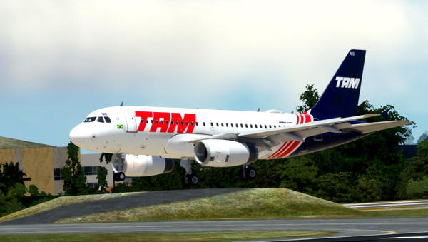 TAM Vintage PT-TMD/ LATINVFR AIRBUS A319IAE - for Microsoft Flight Simulator