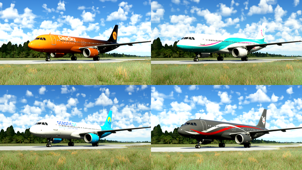 The Skypark Livery Pack - Fenix A320 - for Microsoft Flight Simulator