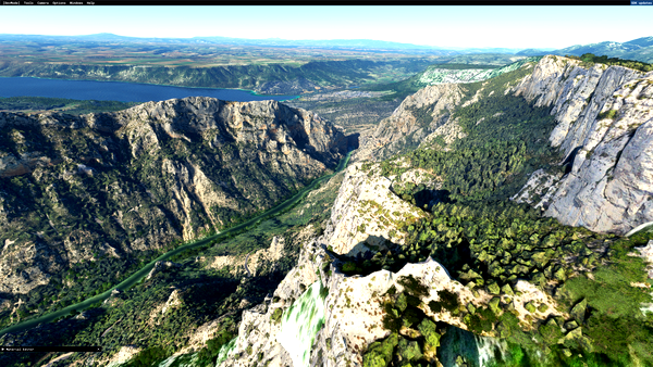 The Verdon gorges (light - full) - for Microsoft Flight Simulator