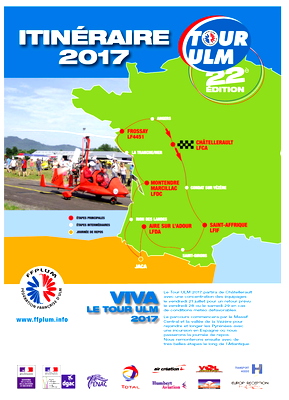 Tour de France d' ULM 2017 / MLA - for Microsoft Flight Simulator
