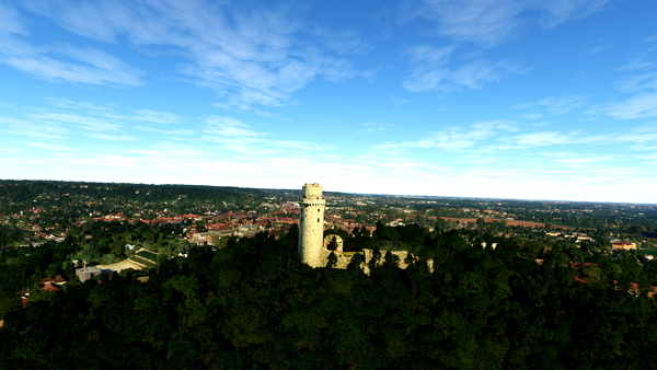 Tour de Montlhery and other landmarks - for Microsoft Flight Simulator