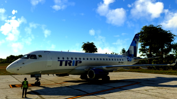 TRIP | PP-PJA | FlightSim Studios E175 | 8K Resolution - for Microsoft Flight Simulator