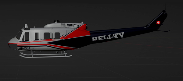 UH-1h-heuy-HBXXU Heli TV CIV VARIANTE - for Microsoft Flight Simulator