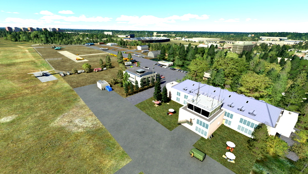 UKKJ Chayka airfield (Kyiv, Ukraine) free scenery. Base of An-2, Central aeroclub named by Antonov - for Microsoft Flight Simulator
