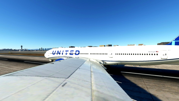 United airlines boeing b777-200er - for Microsoft Flight Simulator