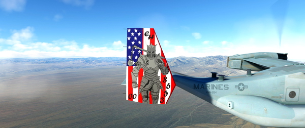 USMC MV-22B Osprey VMM-264 Black Knights - for Microsoft Flight Simulator