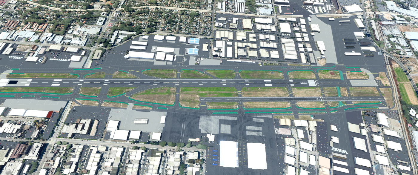 Van Nuys Airport, Van Nuys CA USA - KVNY V1.8 for Microsoft Flight ...