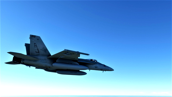 VFA-15 Valions Line Jet for the Super Warrior Mod - for Microsoft Flight Simulator